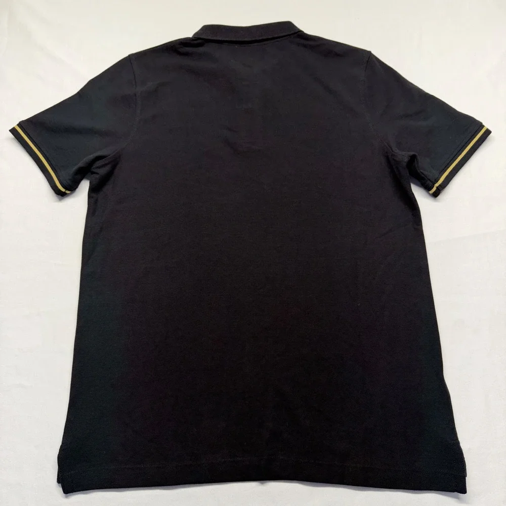FC Barcelona Barça Black Gold Polo Shirt Men's Medium Soccer Football La Liga